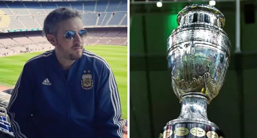 Periodista argentino Pablo Carrozza, quien pide que le quiten la Copa América a Colombia