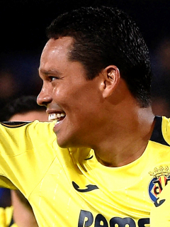 Villarreal-Manchester United, final de Liga de Europa; Carlos Bacca, clasificado. Foto del delantero colombiano.