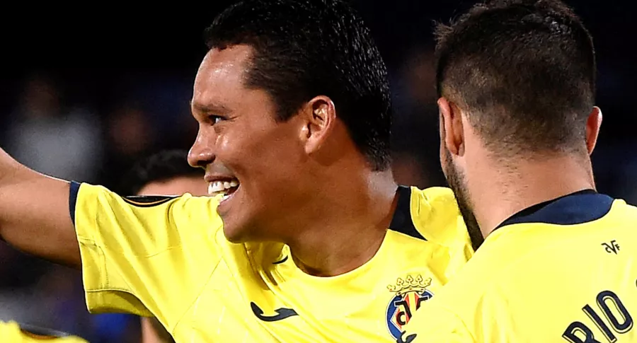 Villarreal-Manchester United, final de Liga de Europa; Carlos Bacca, clasificado. Foto del delantero colombiano.