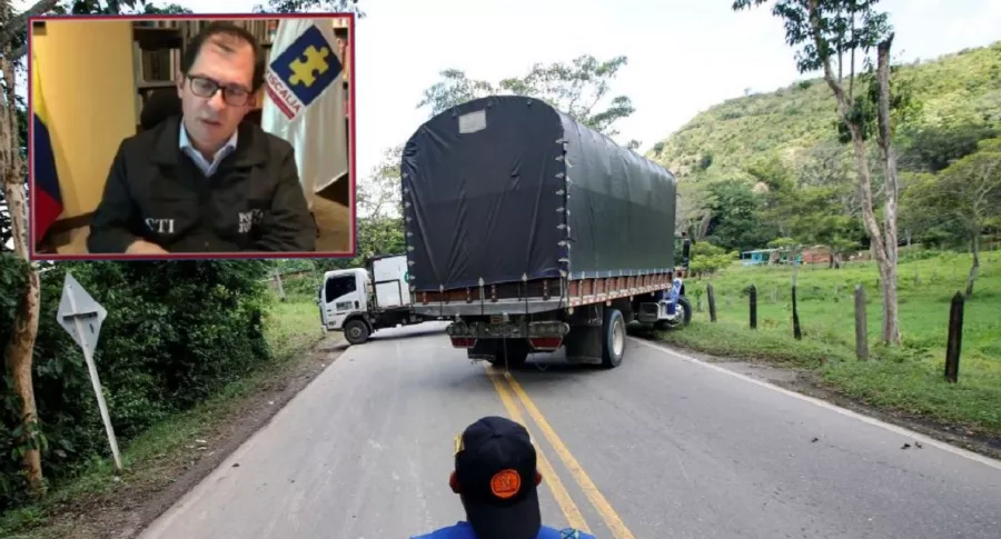 Fiscal Barbosa advierte que aplicará extinción de dominio a camioneros que bloqueen vías en el paro