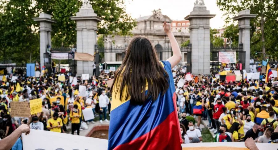 Protesta en Colombia, ilustra nota de ONU insiste en que gobierno de Iván Duque debe garantizar la protesta pacífica
