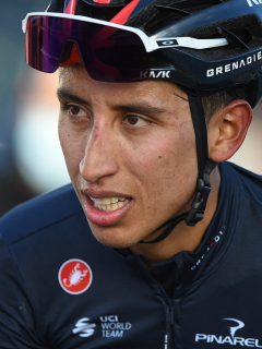 Egan Bernal, que lidera la lista de candidatos al título del Giro de Italia