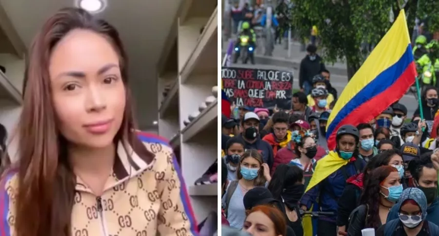 Epa Colombia, quien desató polémica al decir por qué no sale a marchar en el paro nacional