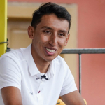 ZIPAQUIRA - COLOMBIA, 07-08-2019: Egan Bernal, ciclista colombiano, durante el homenaje en su ciudad Zipaquirá por el triunfo en el Tour de Francia 2019. / Egan Bernal, Colombian cyclist, during a tribute in his town Zipaquira for his victory in the Tour de France 2019. Photo: VizzorImage / Diego Cuevas / Cont