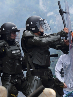 Ningún país a poya a Colombia, según la politóloga Sandra Borda. Imagen de referencia del paro nacional.