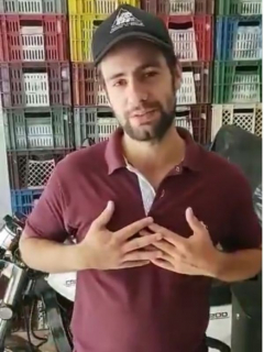 Hombre que pidió que le compraran naranjas en Pereira y es novio de una reina de belleza