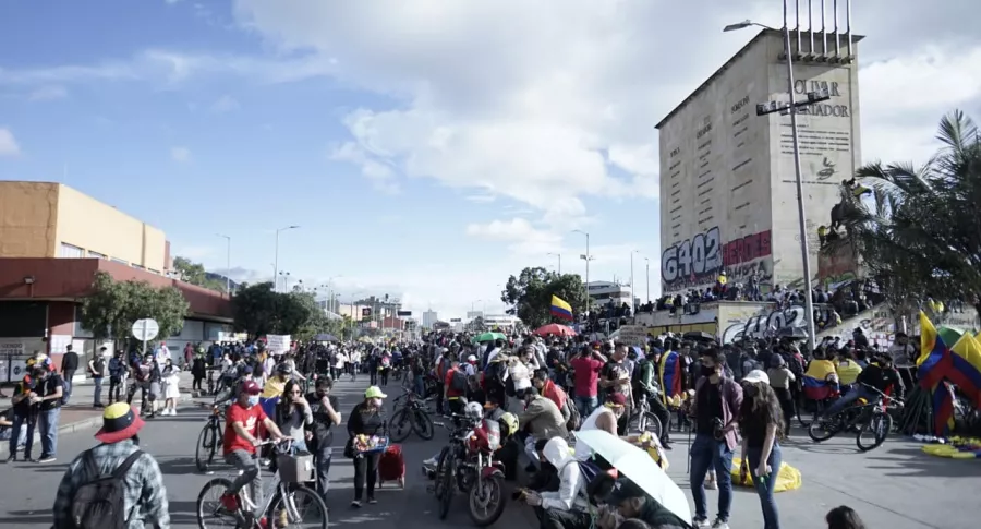 Marchas en Bogotá: ¿dónde hay bloqueos o vías cerradas por paro nacional?