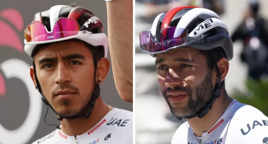 Fernando Gaviria y Sebastián, compañeros en el Giro de Italia que según una ciclista colombiana no tienen buena relación entre ellos