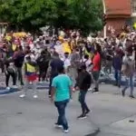 Confirman enfrentamientos entre protestantes y Esmad cerca del estadio donde se jugará el Junior vs. River Plate por Copa Libertadores.