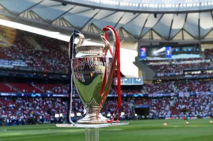 Imagen de trofeo de Champions League: cuya final se muda a Oporto, en Portugal