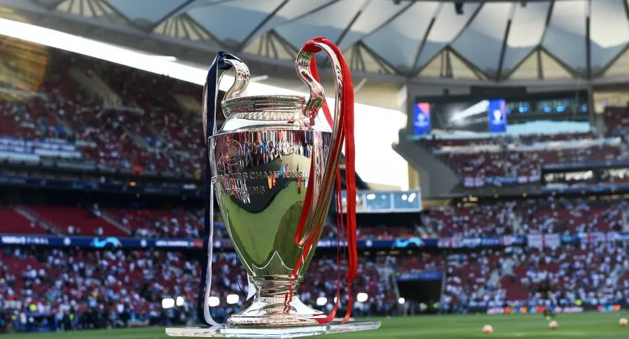 Imagen de trofeo de Champions League: cuya final se muda a Oporto, en Portugal