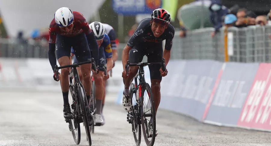 Egan Bernal y su participación en el Giro de Italia 2021.