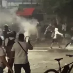 [Videos] Fuertes choques entre Esmad y manifestantes en América vs. Mineiro