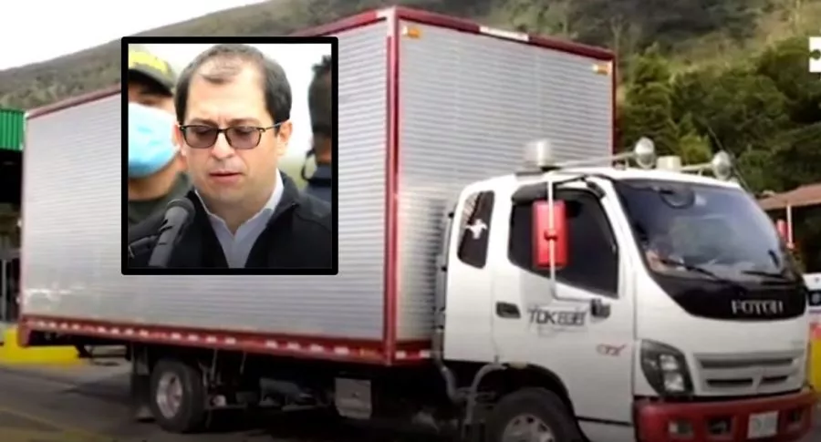 Fiscalía incautó tres camiones usados durante el paro nacional en Cundinamarca