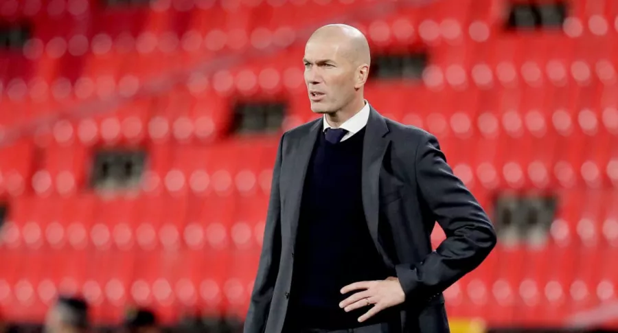 Zinedine Zidane, que dejará el Real Madrid cuando acabe la temporada