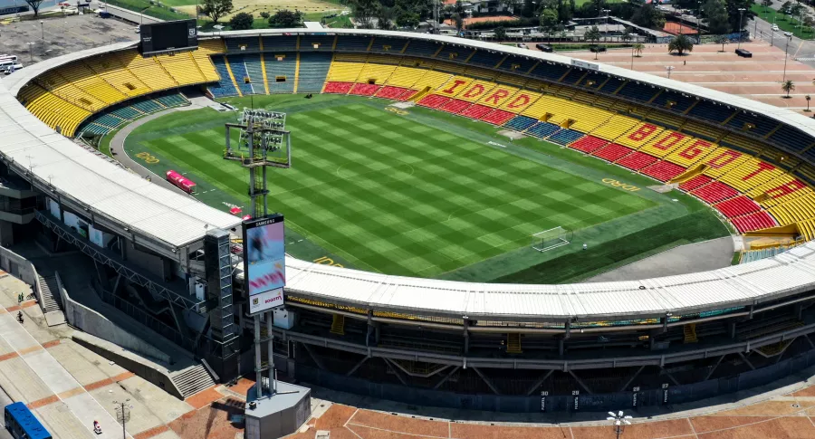 Fútbol colombiano no va por ahora, según Dimayor. Imagen del estadio El Campín.