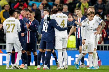 Foto de Real Madrid vs. PSG ilustra nota sobre posible salida de Sergio Ramos