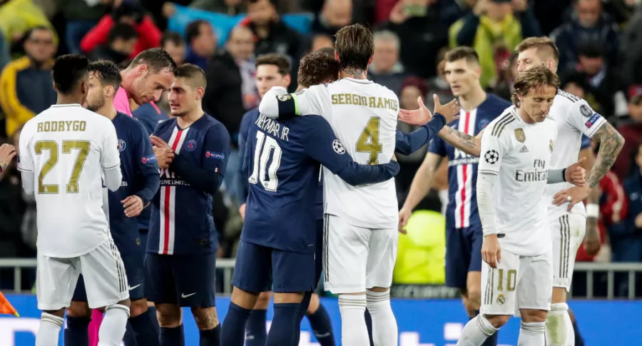 Foto de Real Madrid vs. PSG ilustra nota sobre posible salida de Sergio Ramos