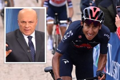 Carlos Antonio Vélez aprovechó triunfo de Egan Bernal en Giro de Italia para criticar a los futbolistas que apoyan el paro nacional. 