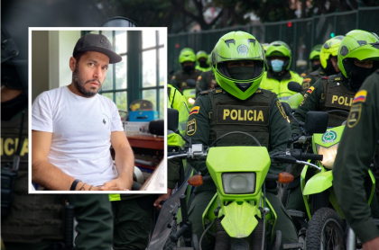 Santiago Alarcón habló sobre la Policía con un video de 'El man, es Germán'.