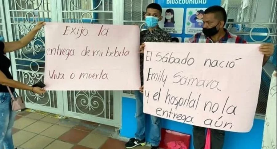 Familia dice que hospital de Tuluá entregó rata muerte en vez de cuerpo de bebé