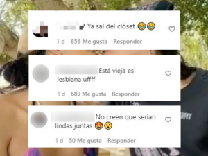 Captura de pantalla de comentarios en Reel de Luisa Castro.