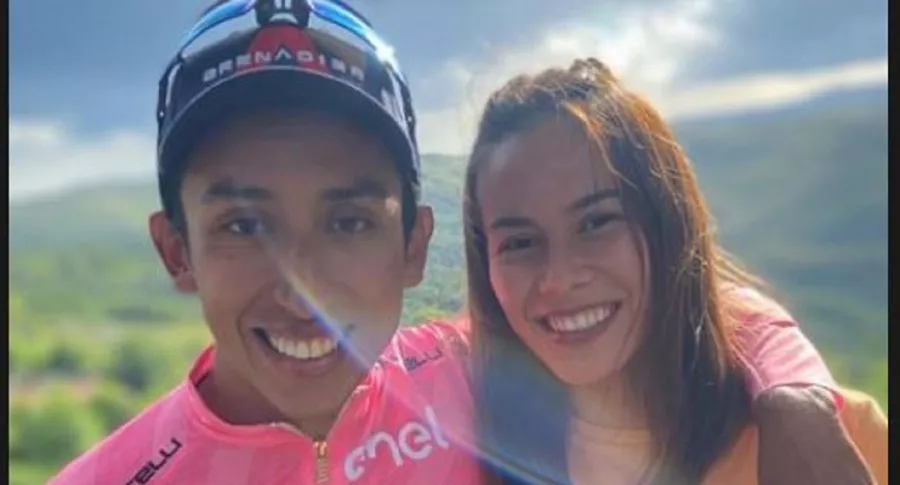 Egan Bernal compartió coqueto comentario que le envió a su novia en Instagram luego de la etapa 11 del Giro de Italia 2021. 
