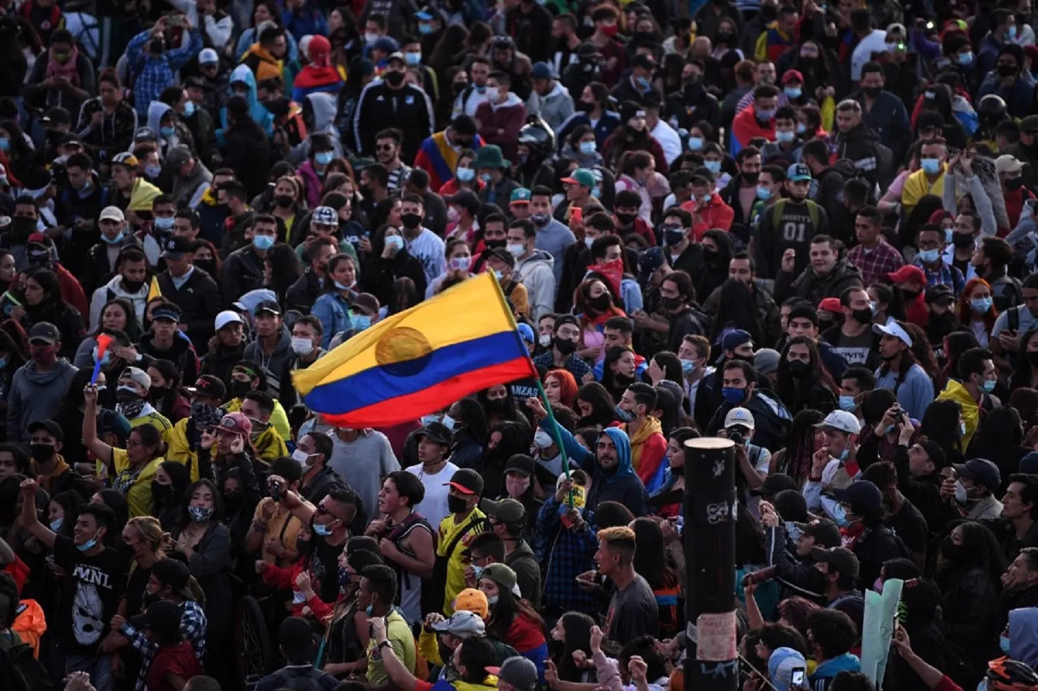 como van las marchas en colombia hoy