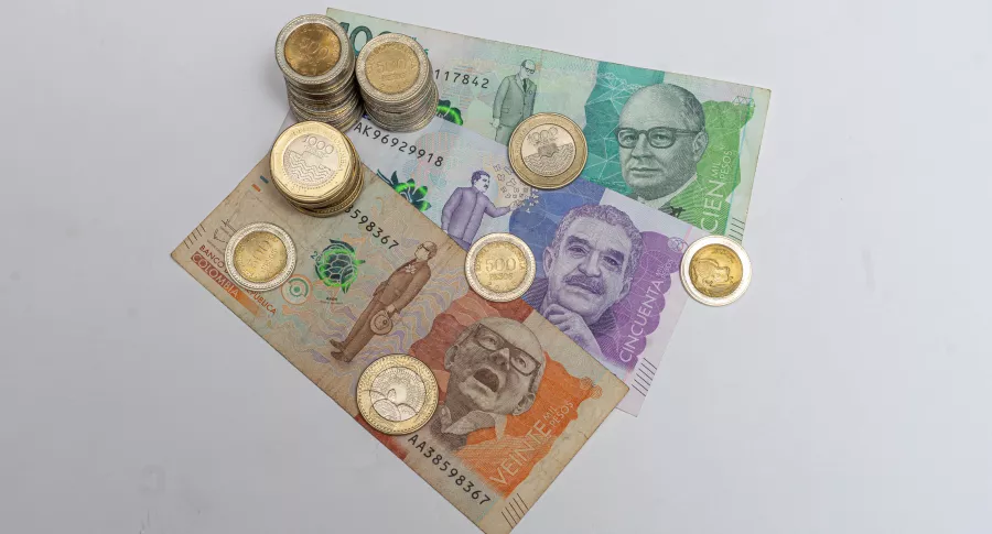 Imagen de dinero colombiano, a propósito de Jóvenes en acción