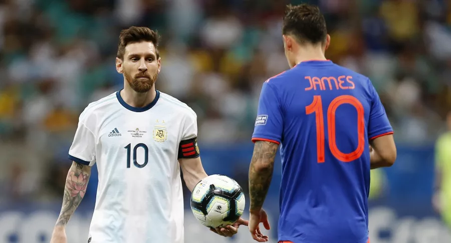 Messi y James Rodríguez ilustran nota sobre que Colombia podría no ser local ante Argentina