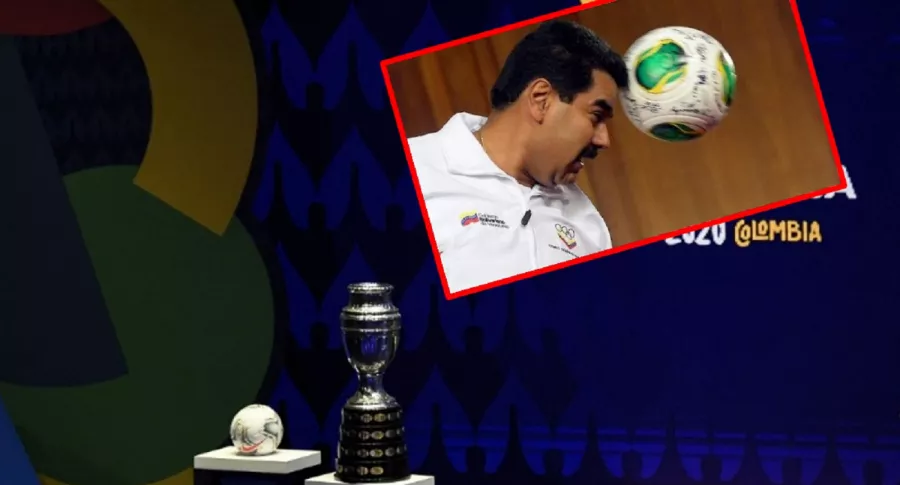Nicolás Maduro busca hacer Copa América que perdió Colombia. 