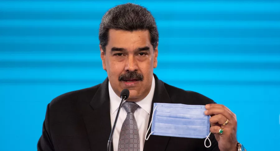 Según Nicolás Maduro, Iván Duque planea llenar de COVID-19 a Venezuela. Imagen del mandatario chavista.