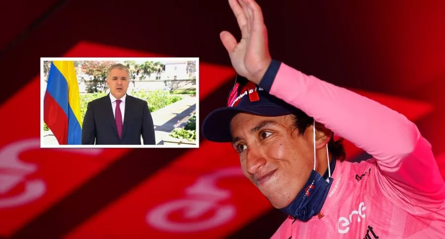 Presidente Iván Duq se pronunció sobre la victoria de Egan Bernal en el Giro de Italia hoy.