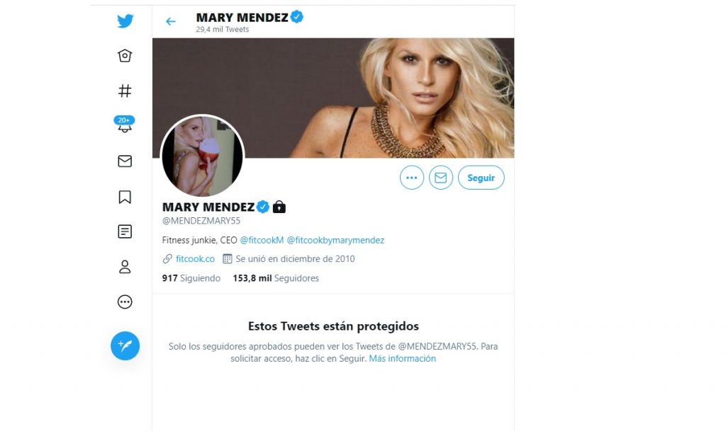 Twitter de Mary Méndez