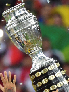 Argentina también estaría pidiendo aplazar la Copa América. Imagen del trofeo.