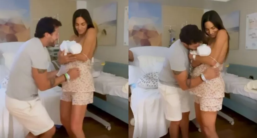 (Video) Valerie Domínguez baila mientras amamanta a su bebé recién nacido
