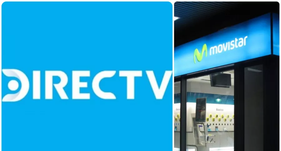 Imágenes que ilustran el nuevo negocio entre Directv y Movistar. 