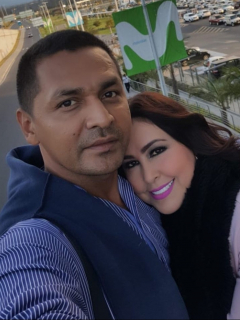 Foto de Wilfredo Hurtado y Arelys Henao, a propósito de su historia de amor y que fueron desplazados