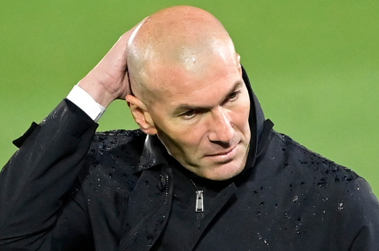Zinedine Zidane se va del Real Madrid de España. Imagen del francés.