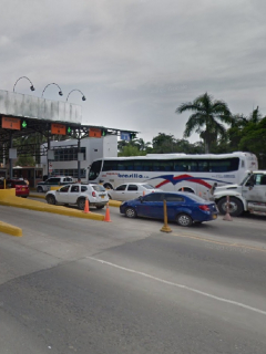 Peaje de Turbaco (Bolívar), del que se desmintió que haya sido incendiado