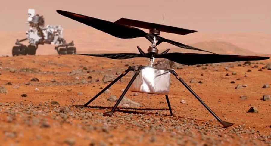 Reciente vuelo de helicóptero marciano Ingenuity tuvo anomalías técnicas