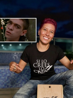 Foto de Lady Tabares, a propósito de que al 'Zarco' casi lo matan en las grabaciones de 'La vendedora de rosas'