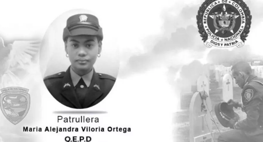 María Alejandra Viloria, patrullera de la Policía asesinada en Bogotá al parecer por evitar atraco