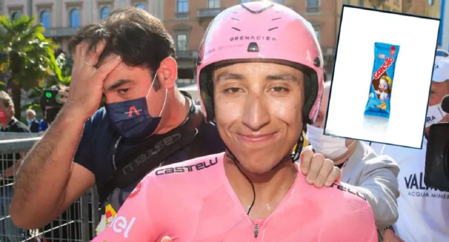 Egan Bernal, campeón del Giro de Italia, y el homenaje de Ramo con su Gansito