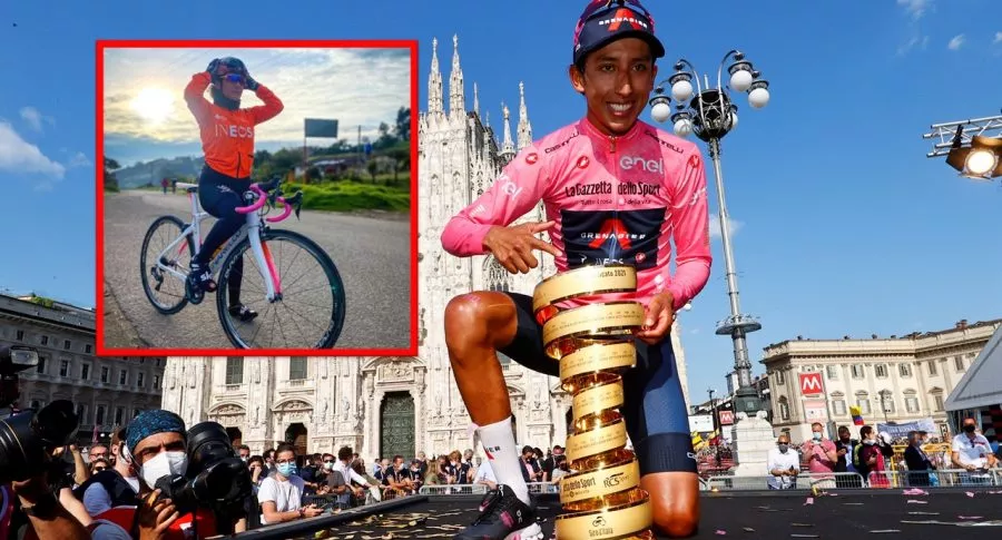 Actualidad de Xiomara Guerrero, exnovia de Egan Bernal, reciente ganador del Giro de Italia.