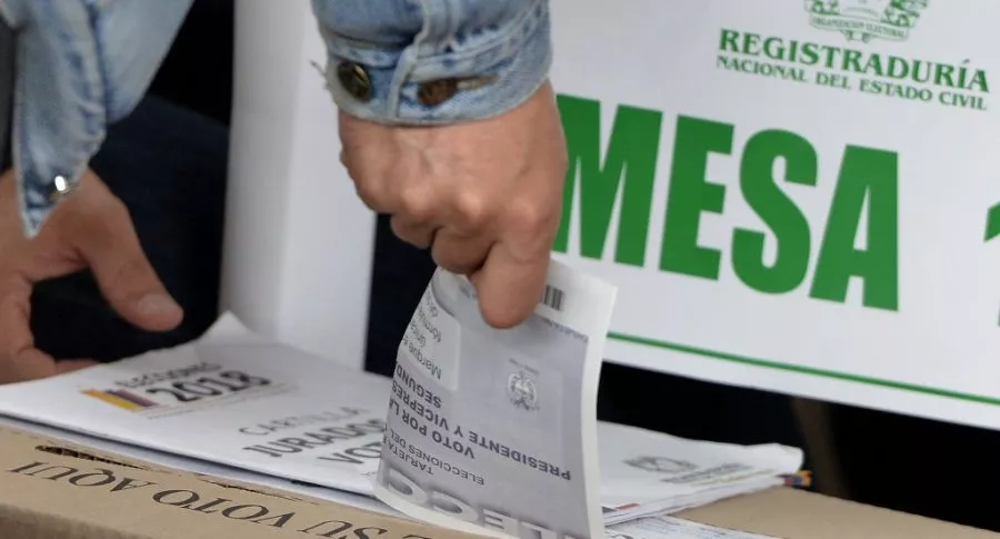 Foto ilustra nota sobre elecciones presidenciales 2022; cómo y dónde votar en Bogotá