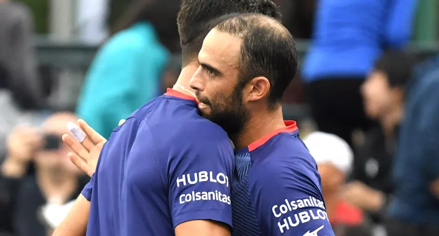 Juan Sebastián Cabal y Robert Farah, a segunda ronda en Roland Garros. Imagen de los tenistas colombianos.