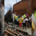 [Video] Mercado campesino se desplomó; reportan 15 personas heridas hasta el momento
