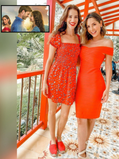 Foto de Laura Londoño y Carmen Villalobos, a propósito de preferencia de Telemundo en 'Café'