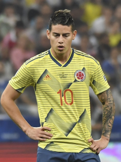 James Rodríguez y Falcao García, quienes se reunieron en Miami para ver partido de Colombia contra Perú por Eliminatorias